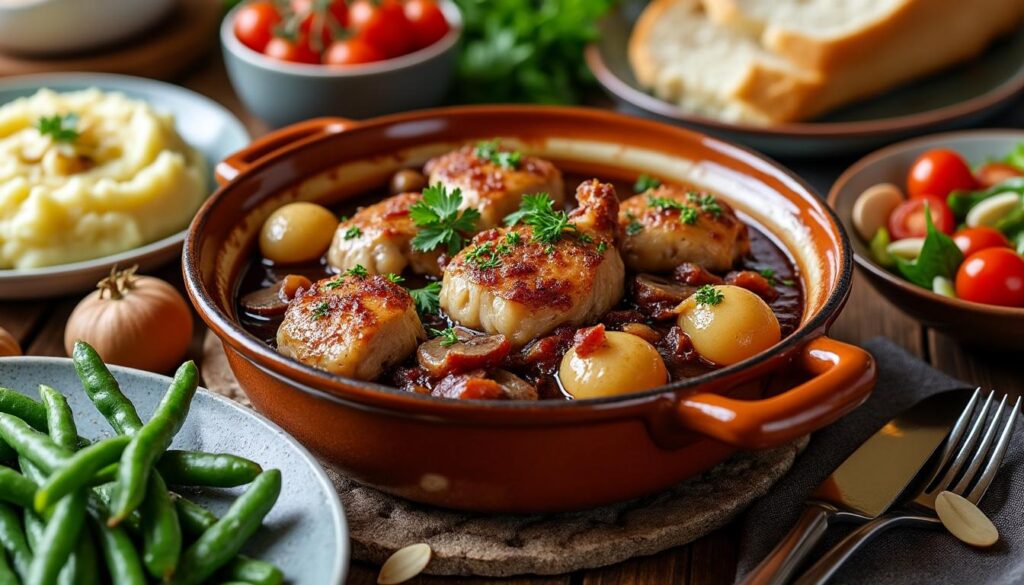 découvrez des idées d'accompagnement savoureuses et classiques pour sublimer votre coq au vin. recettes faciles et délicieuses à tester absolument.