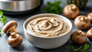 découvrez une recette facile et rapide pour préparer une sauce champignon onctueuse avec votre thermomix, idéale pour accompagner vos plats en toute simplicité.