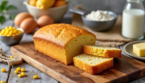 découvrez notre recette facile et rapide pour un pain au maïs moelleux à souhait, idéal pour accompagner tous vos repas.