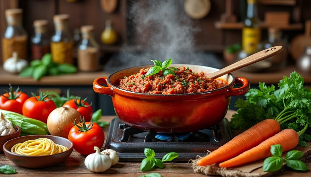 découvrez la recette traditionnelle facile de la sauce bolognaise façon grand-mère, pour un goût authentique et savoureux qui ravira toute la famille.