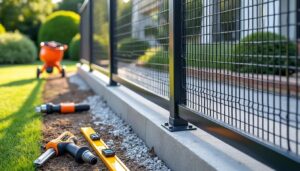 découvrez les tarifs pour la pose d'une clôture rigide avec soubassement en béton, prix au mètre linéaire, incluant matériaux et main-d'œuvre pour un projet durable et sécurisé.