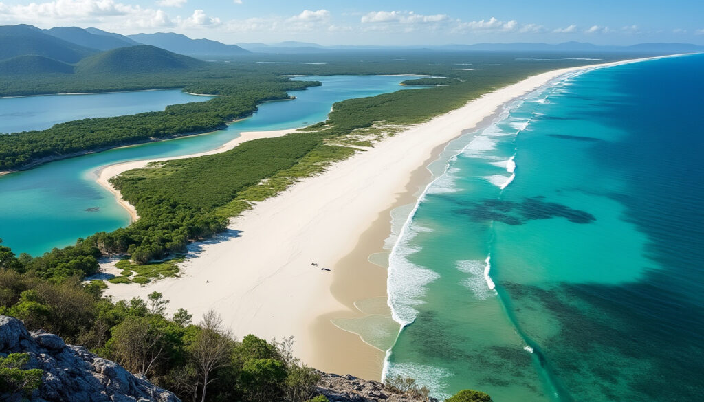 explorez fraser island, la plus grande île de sable au monde, et découvrez ses paysages uniques, sa faune spectaculaire et ses aventures inoubliables en pleine nature.