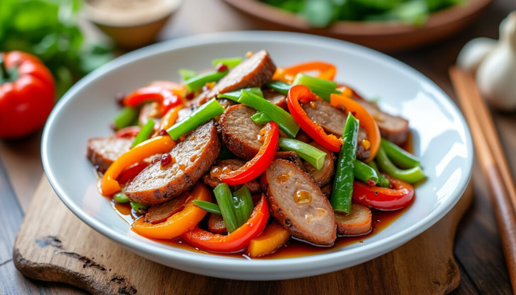 découvrez une recette d'émincé de porc asiatique facile et rapide à préparer, idéale pour un repas savoureux et gourmand en peu de temps.