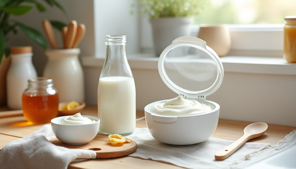 découvrez une recette facile et rapide pour préparer des yaourts maison savoureux grâce à une yaourtière simple d'utilisation. parfait pour tous les niveaux !