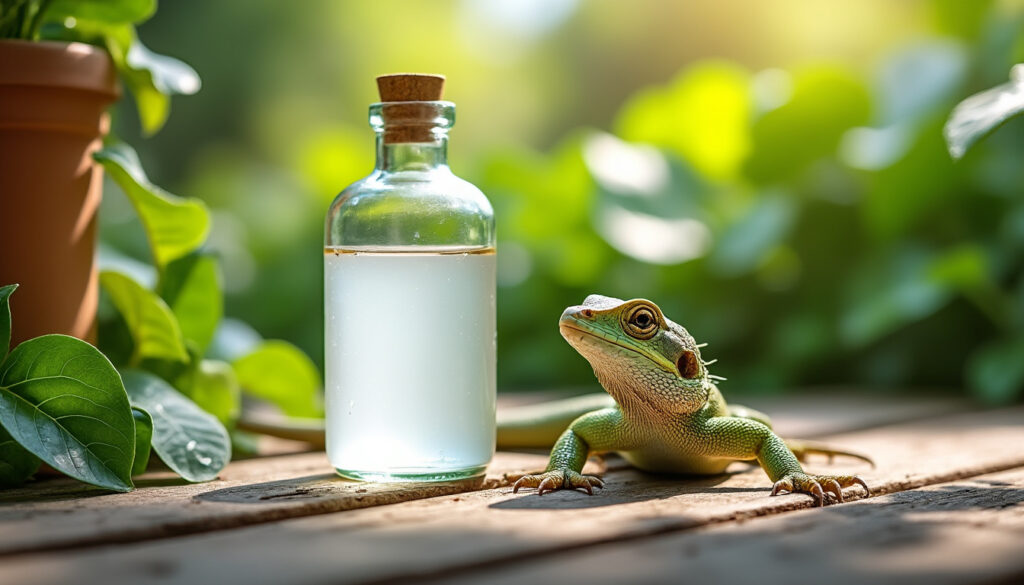 découvrez comment utiliser le vinaigre blanc comme répulsif naturel efficace contre les lézards, avec des conseils pratiques pour éloigner ces petits reptiles de votre maison.