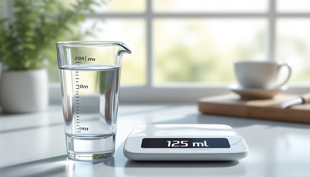 convertissez facilement 1/8 de litre en millilitres avec notre guide simple : 1/8 de litre équivaut à 125 ml pour des mesures précises.