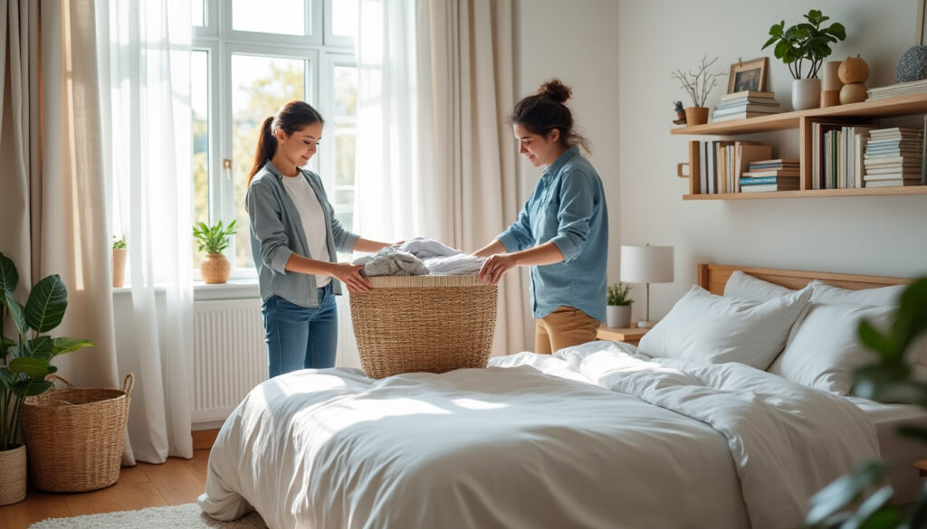 découvrez des astuces simples et efficaces pour ranger votre chambre rapidement et retrouver un espace propre et ordonné en un rien de temps.