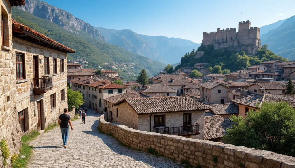 découvrez gjirokaster en albanie, la cité de pierre classée au patrimoine mondial de l'unesco. explorez son architecture unique, ses ruelles pavées et son histoire riche lors d'une visite inoubliable.