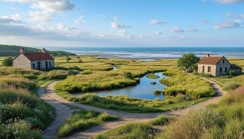 découvrez voutron en charente-maritime, un hameau paisible niché entre marais et océan, idéal pour les amoureux de la nature et du calme.