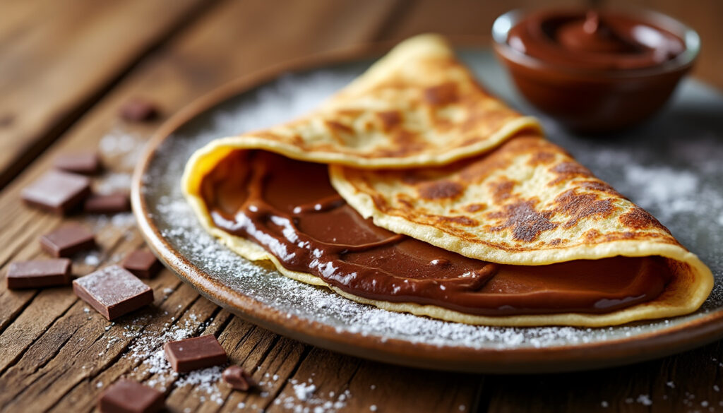découvrez combien de calories contient une crêpe au nutella et savourez votre gourmandise tout en maîtrisant votre apport nutritionnel.