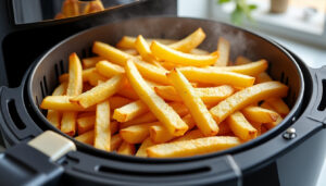 découvrez comment préparer des frites surgelées parfaitement croustillantes et rapides à cuire grâce à l'air fryer. astuces simples pour un résultat gourmand et sain.
