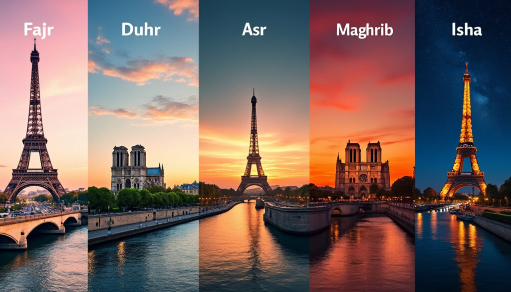 consultez les horaires précis des cinq prières quotidiennes à paris pour organiser vos moments de recueillement avec exactitude.