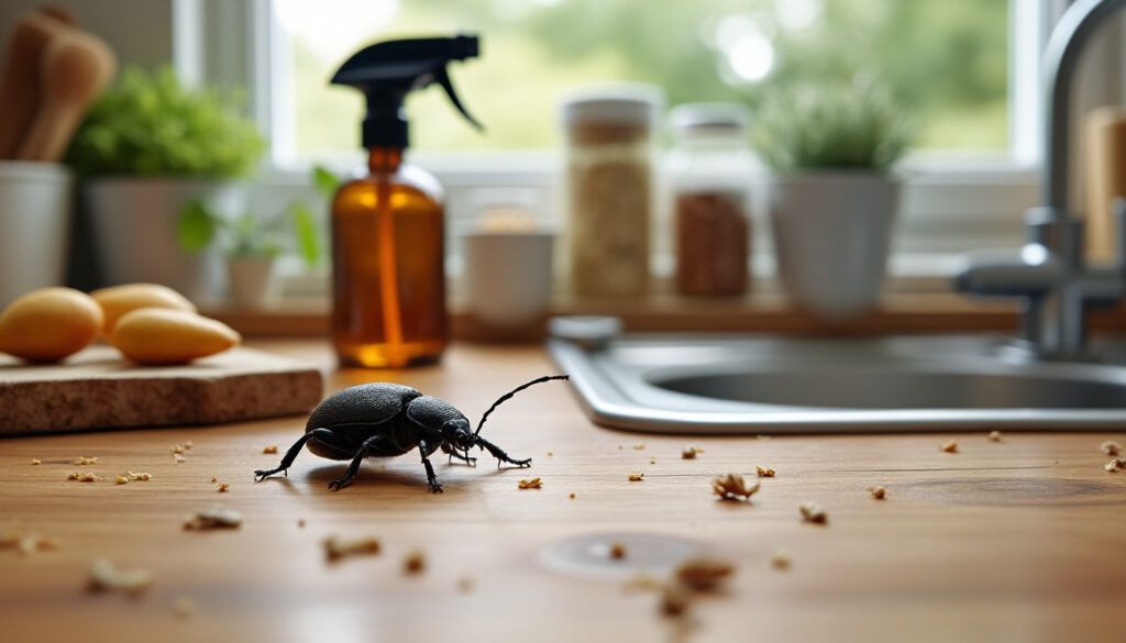 découvrez les causes courantes de la présence d'un petit coléoptère noir dans la maison et les solutions efficaces pour s'en débarrasser rapidement et durablement.