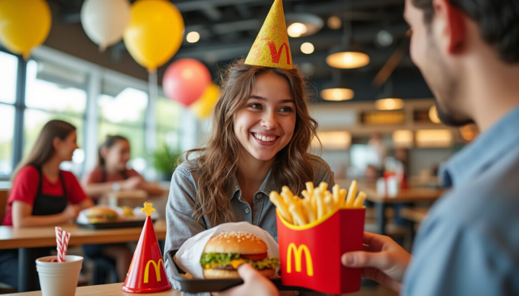 découvrez comment obtenir un mcdo gratuit le jour de votre anniversaire et profitez d'offres spéciales pour célébrer cette journée unique avec vos plats préférés.