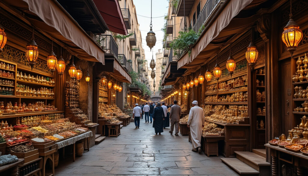explorez le souk historique d’al khalili au caire : ruelles animées, artisanat local, épices et trésors à découvrir au cœur de la vieille ville.