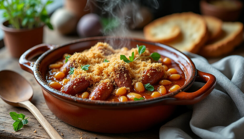 découvrez le cassoulet maison de grand-mère : une recette facile, généreuse et mijotée, aux haricots fondants et aux saveurs authentiques.