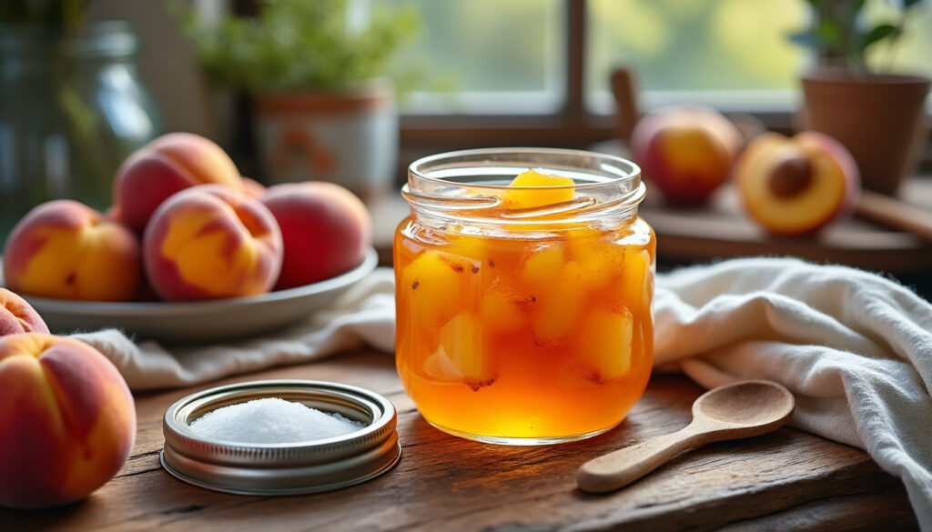 découvrez une recette de confiture de pêches facile et traditionnelle, comme chez grand-mère : des fruits fondants et un délicieux goût maison.